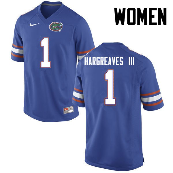 Florida Gators Women #1 Vernon Hargreaves III College Football Blue